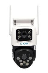 O-KAM-3012 WİFİ PTZ ÇİFT CAMERA 6MP
