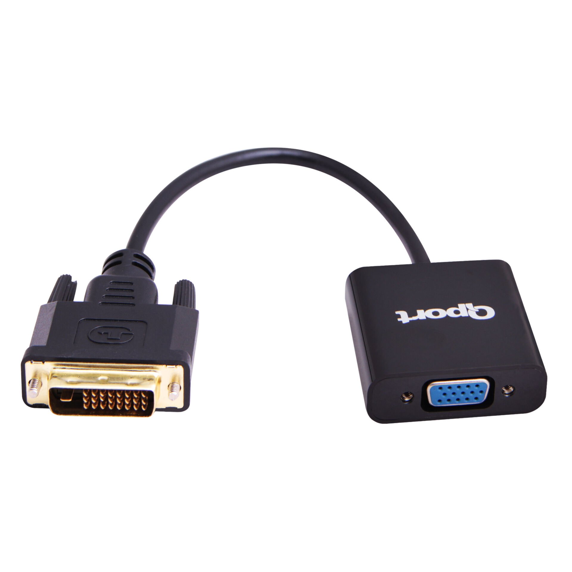 QPORT Q-VDV2 DVI 24+1 TO VGA Çevirici Adaptör