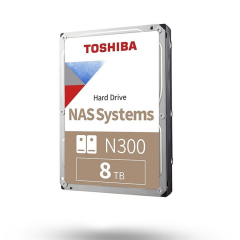 Toshiba N300 8TB 7200RPM 512MB Cache SATA 3.0 3.5'' NAS Dahili Hard Disk (HDWG480UZSVA)