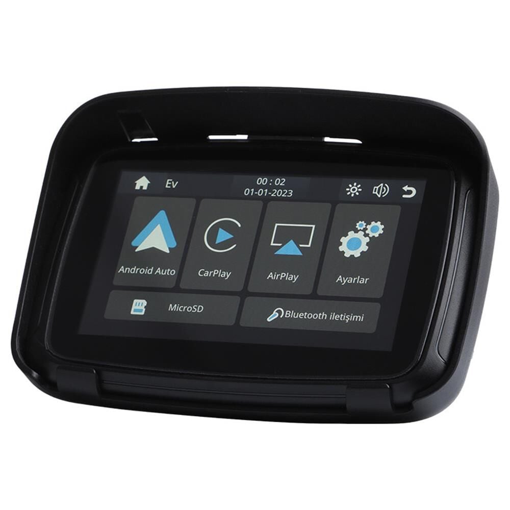 DARK DK-VA-M100 Moto Smart Navigasyon CarPlay-Android Auto-AirPlay 5'' Motosiklet Ekranı