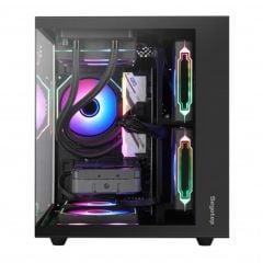 SEGOTEP Brave W1 Siyah 750W 80+ Bronze PCIe 5.0 Midi Tower Kasa