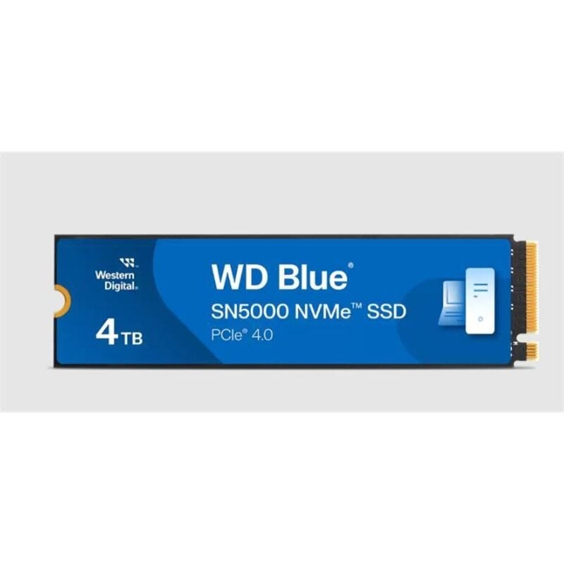 Western Digital WD Blue SN5000 4TB NVMe PCIe 4.0 x4 M.2 2280 SSD (5500MB Okuma / 5000MB Yazma)