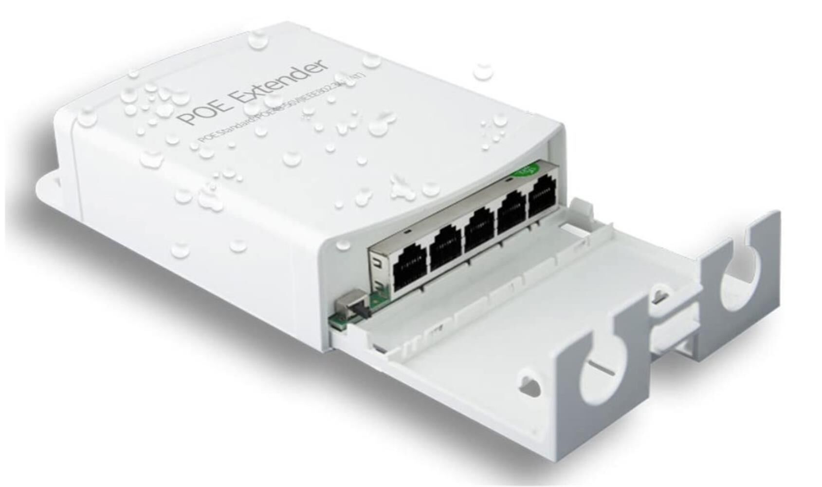 Teldata TLD-EXP 1-Input 4-Output 10/100/1000Mbps Gigabit PoE Extender (Menzil Uzatıcı)