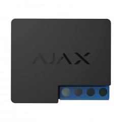 Ajax WallSwitch Kablosuz Güç Kontrol Rölesi (Enerji Tüketim İzleme - Siyah)