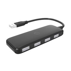 HP DHC-CT110C 4 Port USB 2.0 Çoklayıcı Hub - Siyah