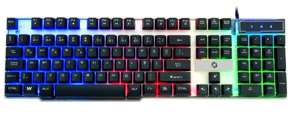 Frisby FK-G508QU RGB Işıklı Multimedya Q Klavye Siyah