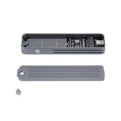Vcom CU855SN-F USB 3.2 Gen 2 Type-C M.2 NVMe Parmak İzli SSD HDD Kutusu