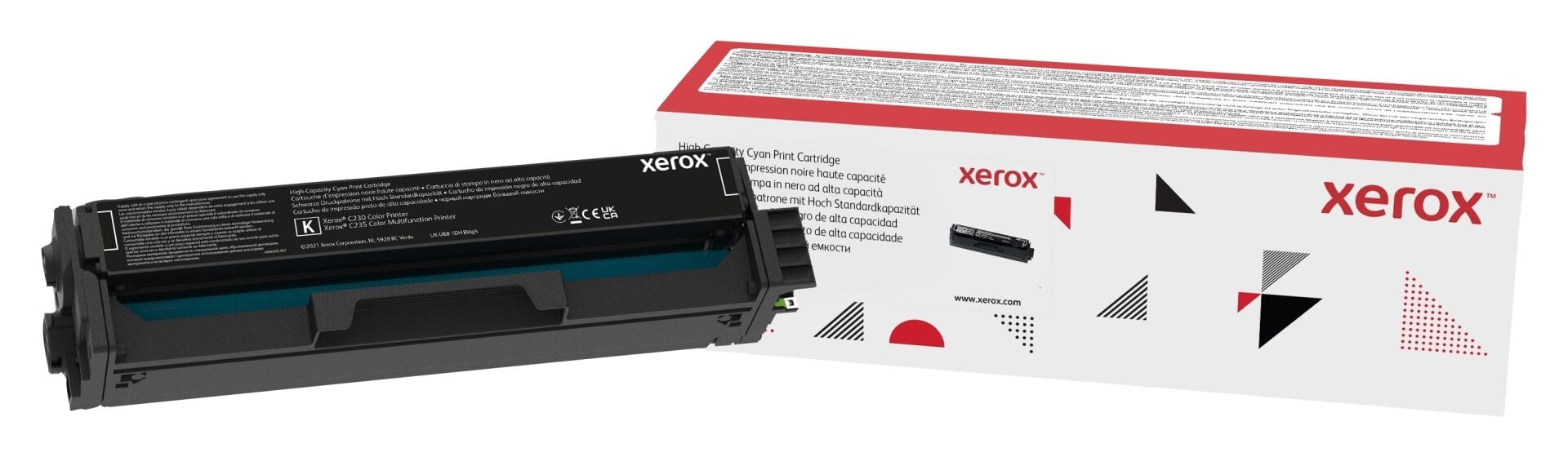 Xerox C230 / C235 Gök Mavisi (Cyan) Yüksek Kapasiteli Orijinal Toner Kartuşu (006R04396) 2.500 Sayfa