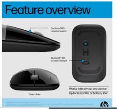 HP Z3700 G2 Çift Modlu Kablosuz Mouse - Gümüş (758A9AA)