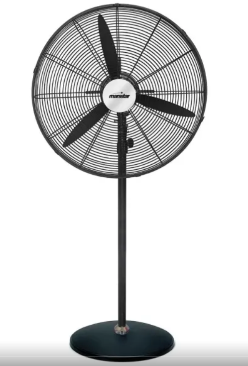 Marsstar MS-30 Yiğit Sanayi Tipi 30'' 75cm Ayaklı Vantilatör 3 Kademeli Güçlü Metal Pervane Endüstriyel Fan