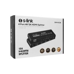S-LINK SW-KC34 4 Port 4K*2K HDMI Splitter