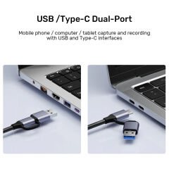 UNITEK 4K VIDEO CAPTURE HDMI TO USB-C/A (V1167A)