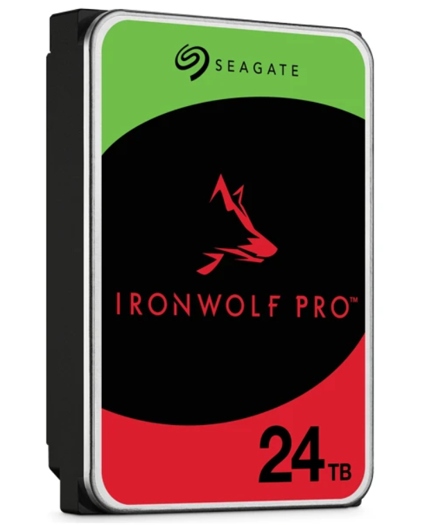 Seagate IronWolf Pro 24TB 3.5'' SATA 7200RPM 512MB Cache ST24000NT002 NAS Hard Disk 5 Yıl Resmi Distribütör Garantili