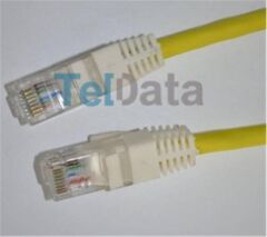 Teldata TLD-3000YS 30 Metre CAT6 UTP Patch Kablo (24 AWG, %100 Bakır, Sarı)