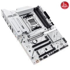ASUS X870 MAX GAMING WIFI 7 AM5 DDR5 AMD Ryzen USB4 5x M.2 HDMI 2xDP 2.5G LAN Beyaz ATX Anakart