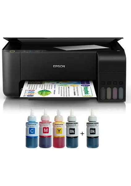 Epson L3250 Renkli Tanklı Fot-Tar-Yazıcı A4