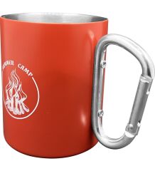 ORCAMP Karabina Çelik Kupa Kırmızı 180ml OUT-1850
