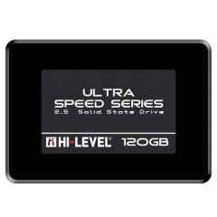 HI‑LEVEL SSD30ULT/120G 120 GB 2,5″ SATA III Ultra Series 550 MB/s Okuma – 530 MB/s Yazma 7 mm İnce Siyah SSD
