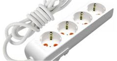 Mutlusan Rı-Tech 4'lü Topraklı Grup Priz 2 Metre Kablolu Beyaz (001 175 410002 02 00)