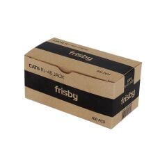 Frisby FNW-RJ4524N Cat5e/Cat6 UTP RJ45 Konnektör - 100 Adet