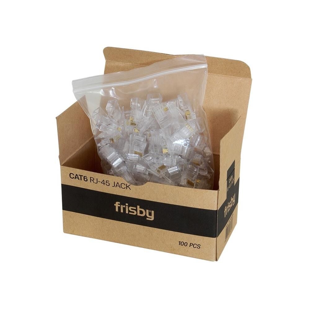 Frisby FNW-RJ4524N Cat5e/Cat6 UTP RJ45 Konnektör - 100 Adet