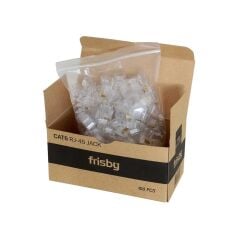 Frisby FNW-RJ4524N Cat5e/Cat6 UTP RJ45 Konnektör - 100 Adet