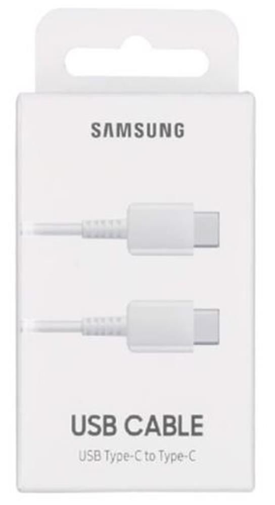 Samsung EP-DA705 1 Metre USB-C to USB-C 60W (3A) Hızlı Şarj ve Veri Kablosu - Beyaz