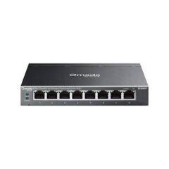 TP-LINK OMADA ES208GP 8 PORT GIGABIT 8 PORT POE 64W YONETİLEBİLİR METAL KASA SWITCH