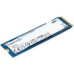 Kingston NV3 500GB NVMe PCIe 4.0 x4 M.2 2280 SSD (5000MB Okuma / 3000MB Yazma)