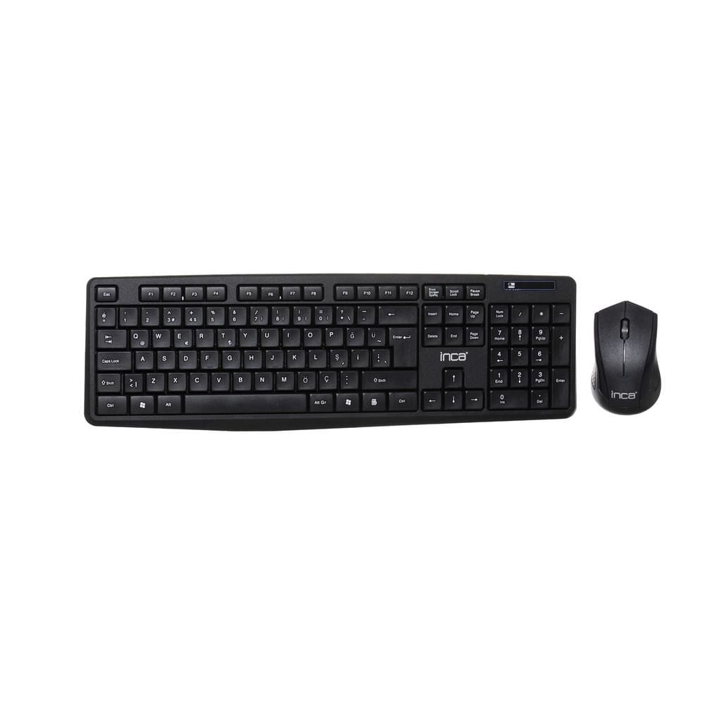 Inca IWS-538 Rechargeable Silent Type-C Klavye & Mouse Set (10mt)