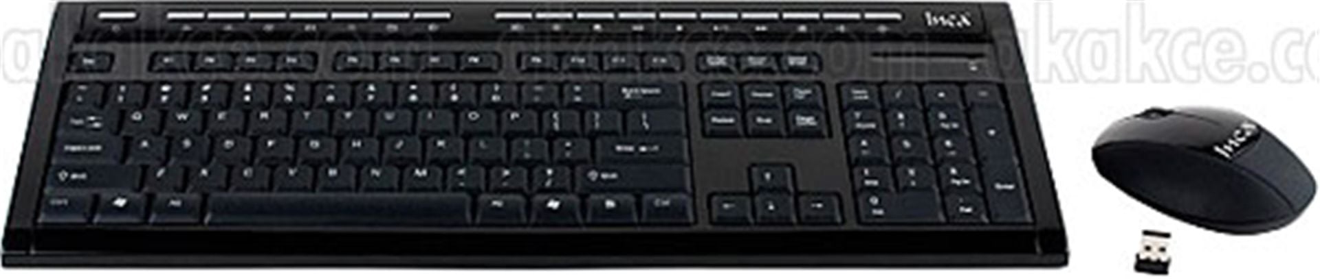 Inca Iws-549QU  Silent Key( Sessiz Tuşlar) Type-C Girişli Kablosuz Multimedia Klavye & Mouse Set