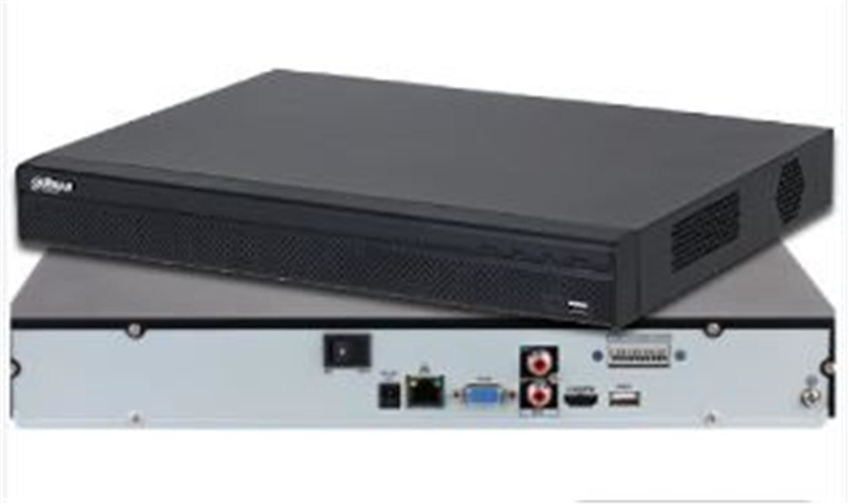 Dahua NVR4208-4KS3 8 Kanal 1U Network Video Kayıt Cihazı Smart H.265+/H.265/H.264+/H.264 MJPEG 2xSATA 20 TB Akıllı Alarm Fonksiyonlu