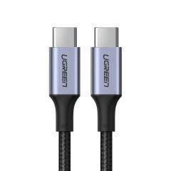 UGREEN USB‑C to USB‑C 5 A 100 W QC/PD 3.1 Örgülü Hızlı Şarj & Data Kablosu 2 m Siyah (Model 90440) – 10 Gbps, 56 KΩ Güvenlik Dirençli