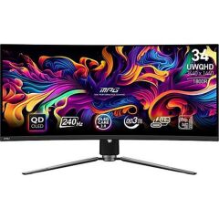 MSI MPG 341CQPX 34'' UWQHD 3440x1440 QD-OLED 240Hz 0.03ms HDMI DP USB-C True Black Gaming Monitör