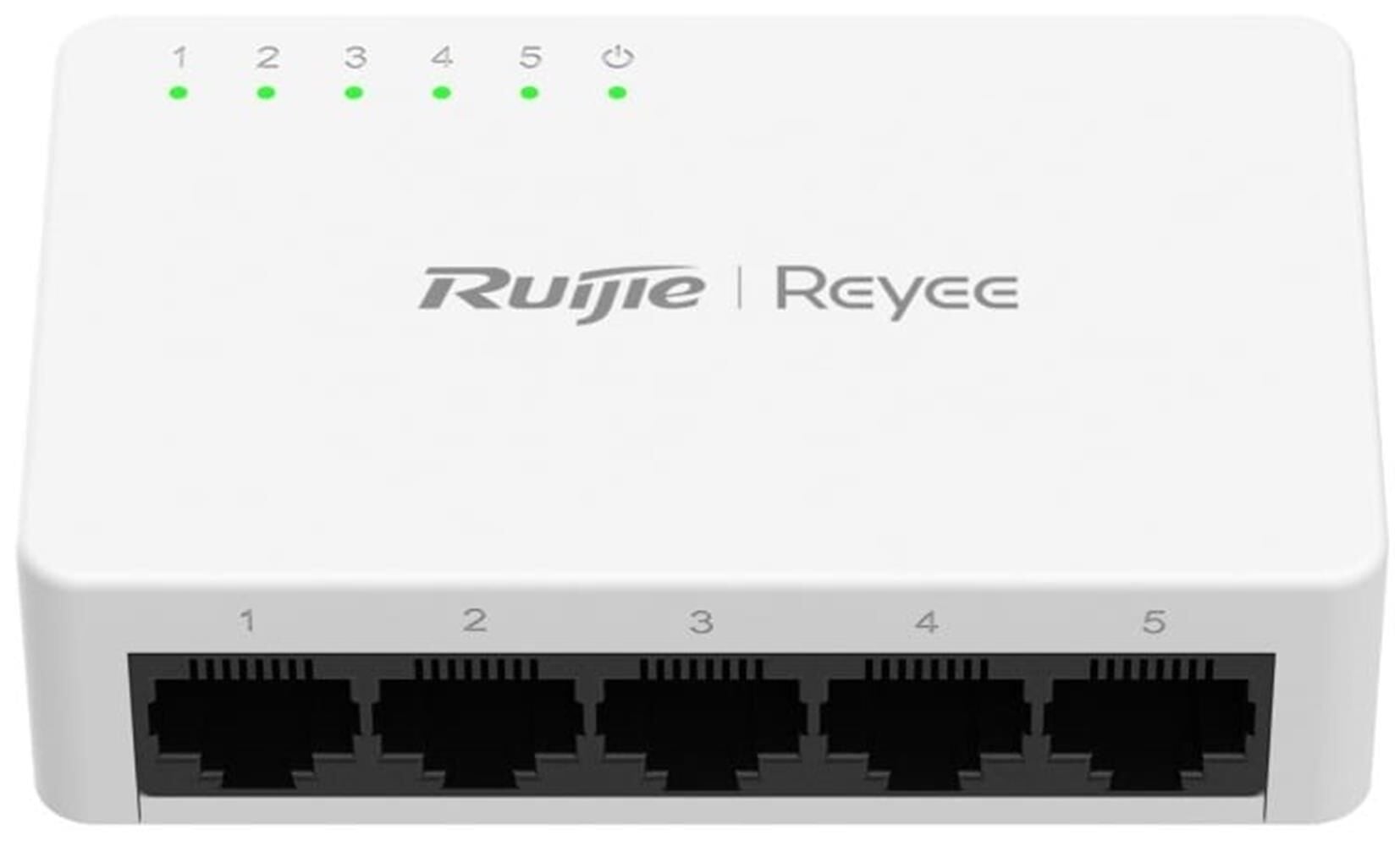 Ruijie Reyee RG-ES05G-L 5 Port Gigabit (10/100/1000 Mbps) Yönetilmeyen Tak Çalıştır Ethernet Switch Plastik Kasa