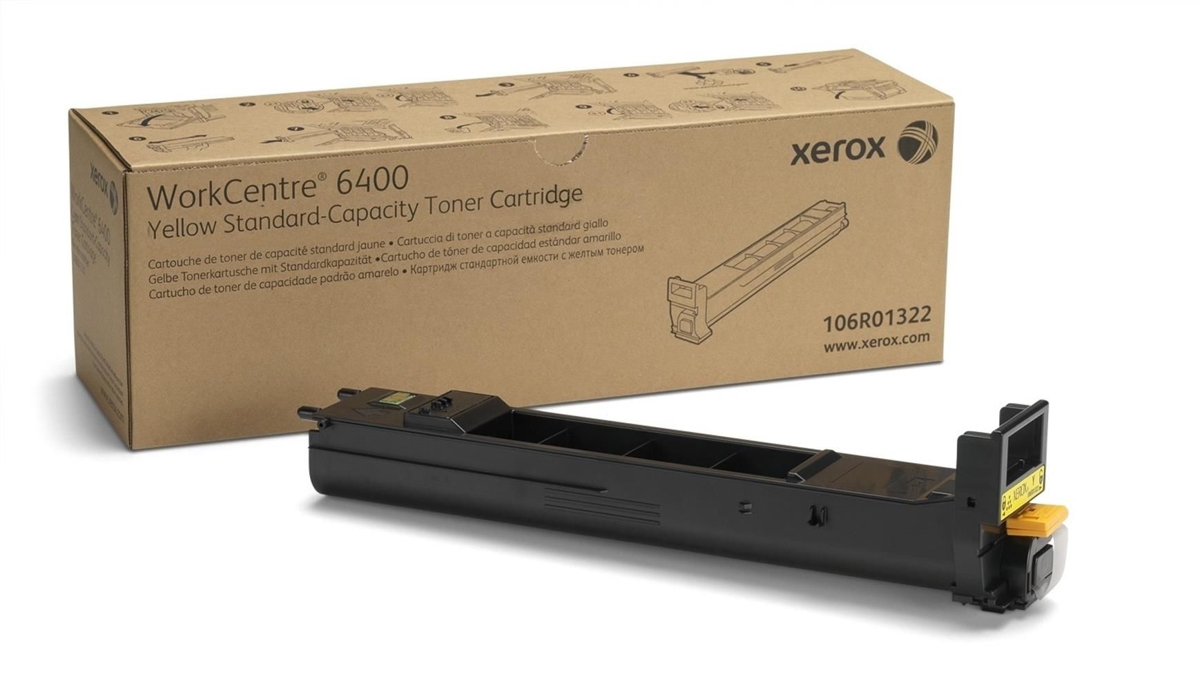 Xerox WorkCentre 6400 Standart Kapasite Sarı (Yellow) Toner Kartuşu (106R01322)