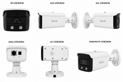HiLook IPC-B460HAD-LUF/SL 6MP 2.8mm Akıllı Renkli Sabit Panoramik Bullet IP Güv. Kam.