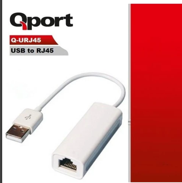 Qport Q-URJ45 USB 2.0 to RJ45 Ethernet Fast Network Adaptörü Çevirici