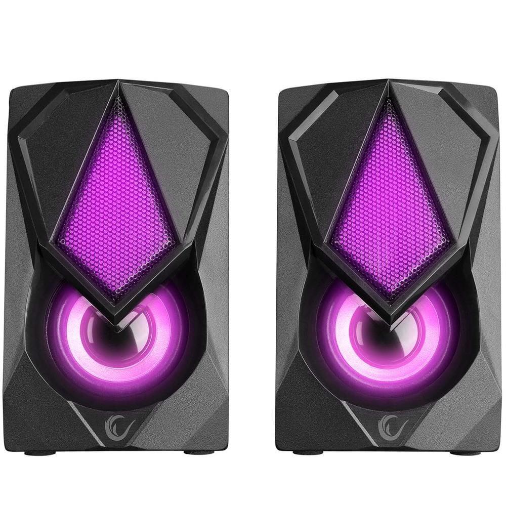 Rampage RMS-G19 2.0 5W LED Işıklı Siyah Multimedia Speaker