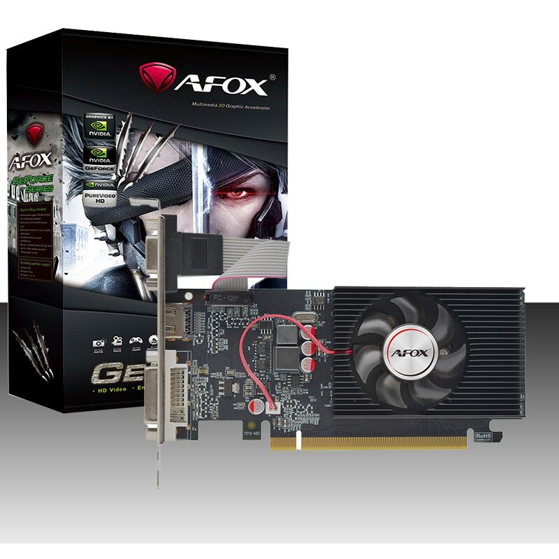 Afox NVIDIA GeForce GT 220 1GB DDR3 128-Bit Ekran Kartı AF220-1024D3L3