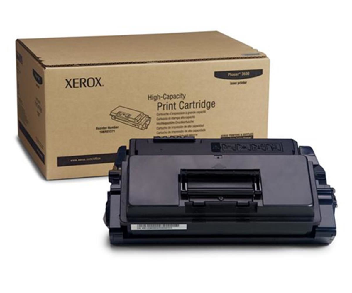Xerox 106R01371 Phaser 3600 Yüksek Kapasiteli Siyah Toner Kartuşu (14.000 Sayfa)