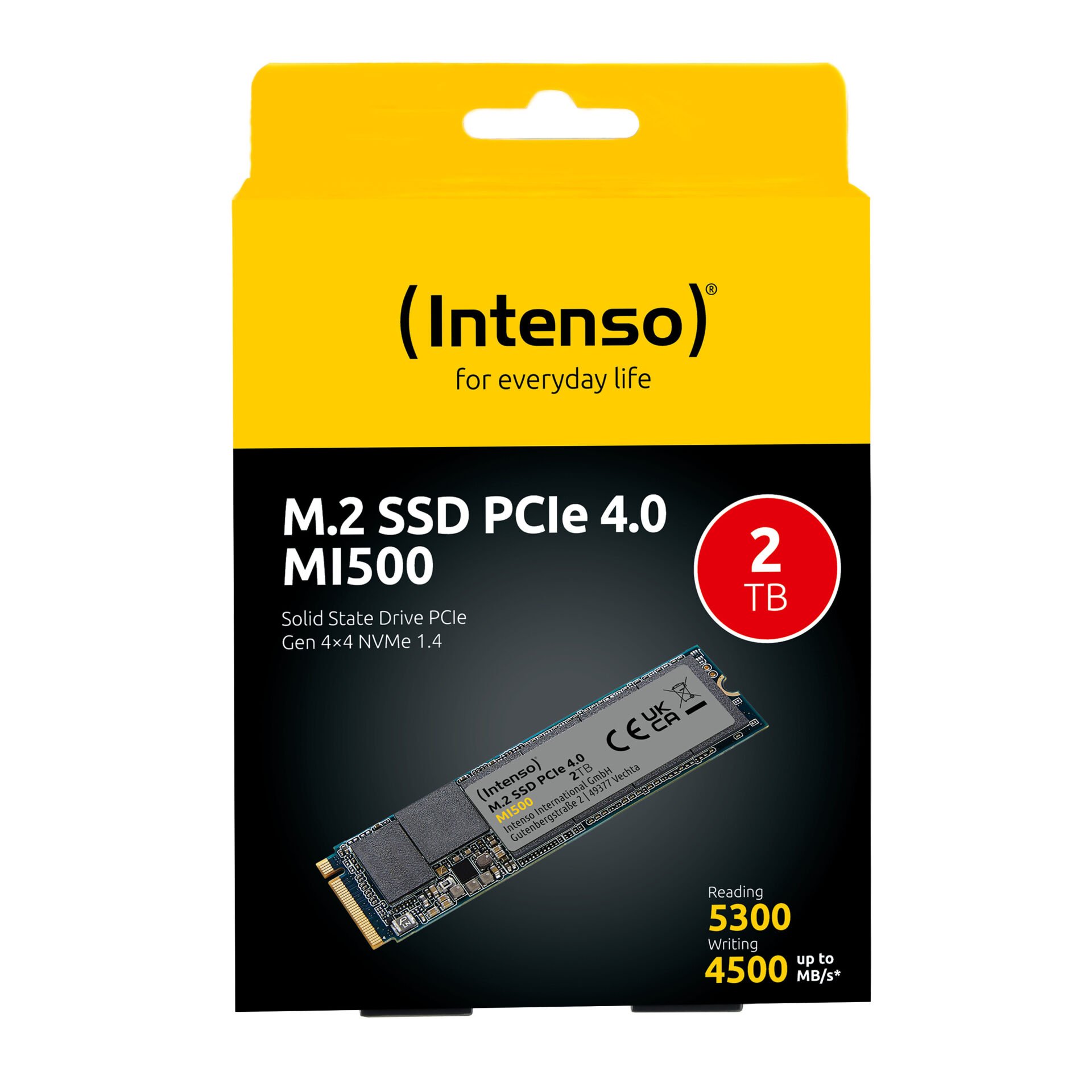 Intenso MI500 2TB 5300MB/4500MB/s NVMe PCIe Gen4 x4 M.2 SSD (3836470)