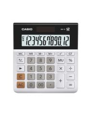 Casio DH-12WE Beyaz 12 Hane Masaüstü Hesap Makinesi