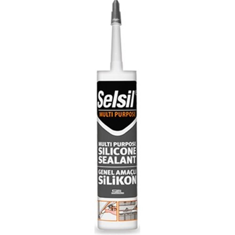 Selsil %100 Şeffaf Üniversal Silikon 280 g