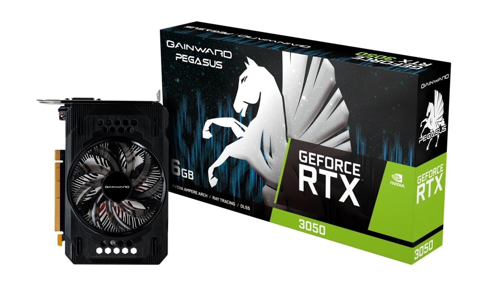 Gainward GeForce RTX 3050 Pegasus 6GB GDDR6 96-Bit ITX Ekran Kartı - NE63050018JE-1070E