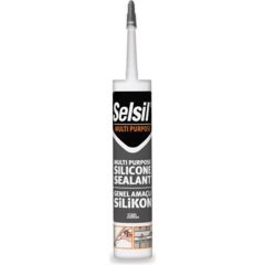 Selsil Genel Amaçlı Silikon 280 gr Beyaz - Solvent İçermeyen Mastik Yapıştırıcı