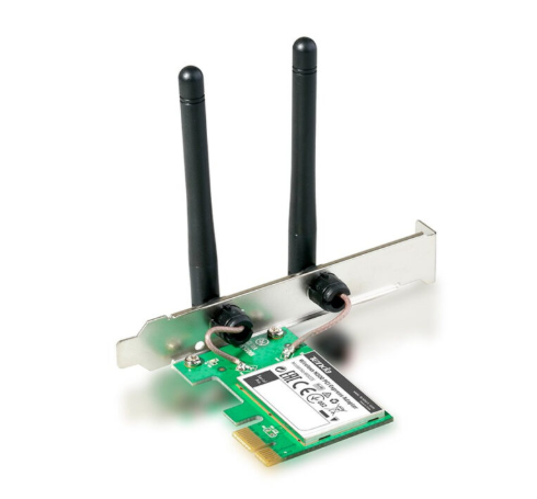 Tenda W322E 300Mbps PCI Express WiFi Adaptör Kablosuz N Ağ Kartı 2.4GHz Desktop PC İçin Dahili Wireless Adapter