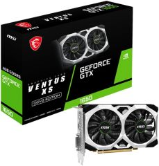 MSI GeForce GTX 1650 D6 Ventus XS OCV3 4 GB GDDR6 128‑Bit NVIDIA Turing 896 CUDA Çekirdek PCIe 3.0 Dual‑Fan 6‑Pin Graphics Card