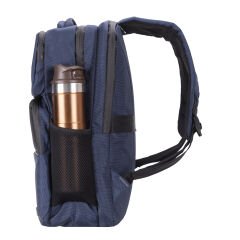 PLM Octagon 15.6'' Su Geçirmez Kumaş Notebook Sırt Çantası Lacivert