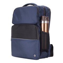 PLM Octagon 15.6'' Su Geçirmez Kumaş Notebook Sırt Çantası Lacivert